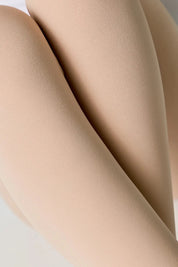 Close-up of beige tights on a light gray background #color_pink-ballet