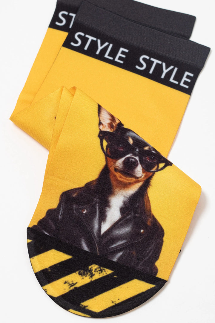 Socks Conte Fantasy 70 – Dog in Jacket Print 133