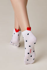 Cotton Ankle Socks Conte Active - Polka Dots 222