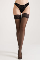 Stockings Conte Class 20 Den - Silicone Lace Top