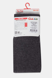 Dark gray tights with a visible brand label on a white background #color_dark-gray