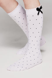 Conte Knee-Highs for girls Evie 50 Den - Decorative Bow