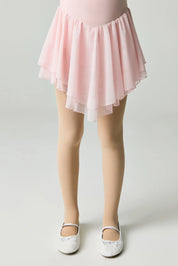 Person wearing a pink skirt on a plain background #color_natural-nude