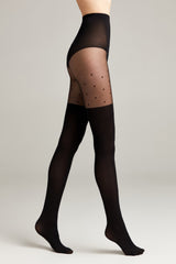 Fantasy Tights Conte Sensation - Polka Dots Stockings Imitation