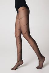Fantasy Tights Conte Sentiment - Diagonal Inscriptions