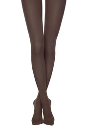 Brown tights worn by a person on a white background #color_grafit