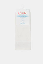 Pack of Conte socks on a white background #color_milk