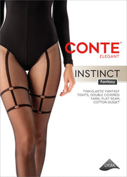 Fantasy Tights Conte Instinct – Imitation of Stockings with Garters