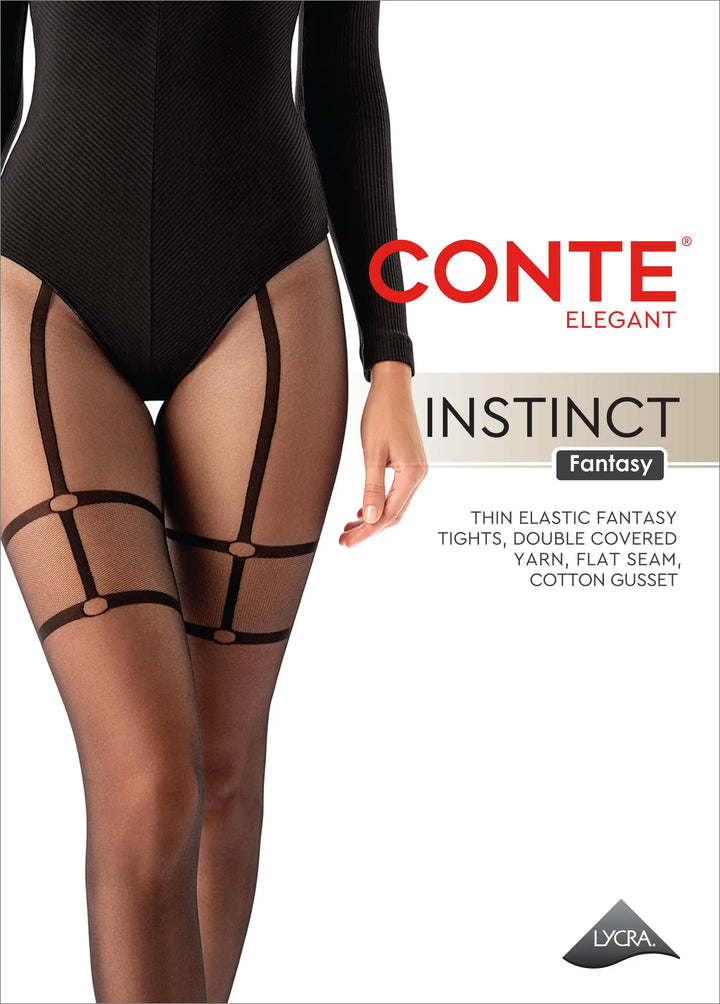 Fantasy Tights Conte Instinct – Imitation of Stockings with Garters