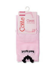 Cotton Socks Conte Classic 245 - Picot "Batgirl"