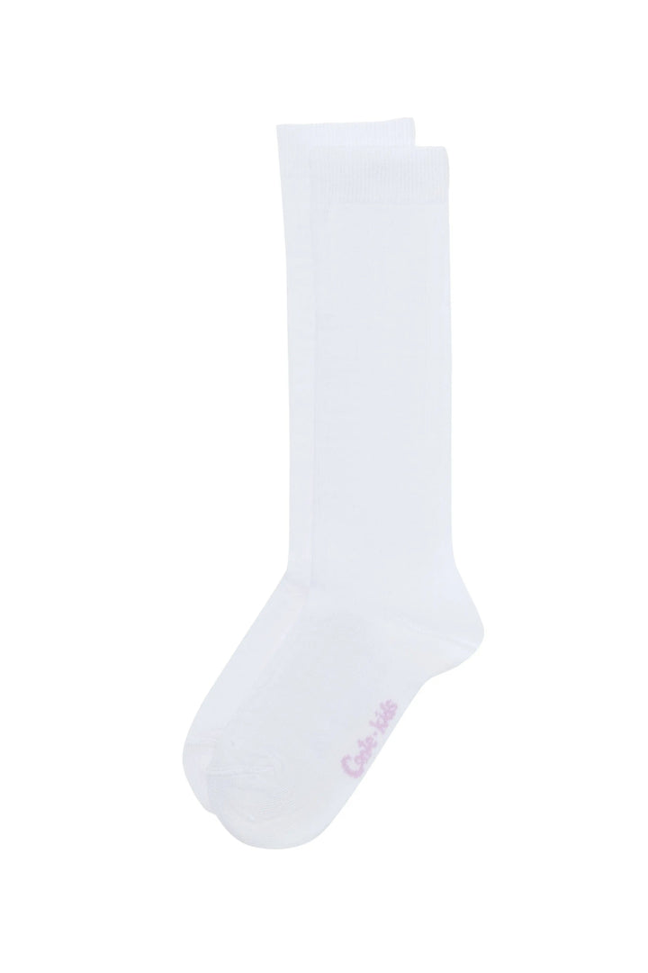 White sock on a white background #color_white
