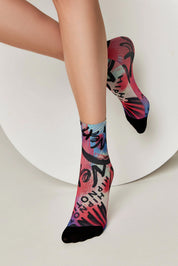 Socks Conte Fantasy 909 - "Hipnotic" Pattern