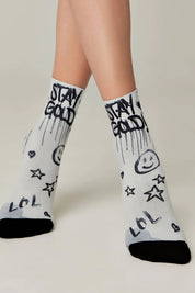 Socks Conte Fantasy 906 - "Stay" Pattern