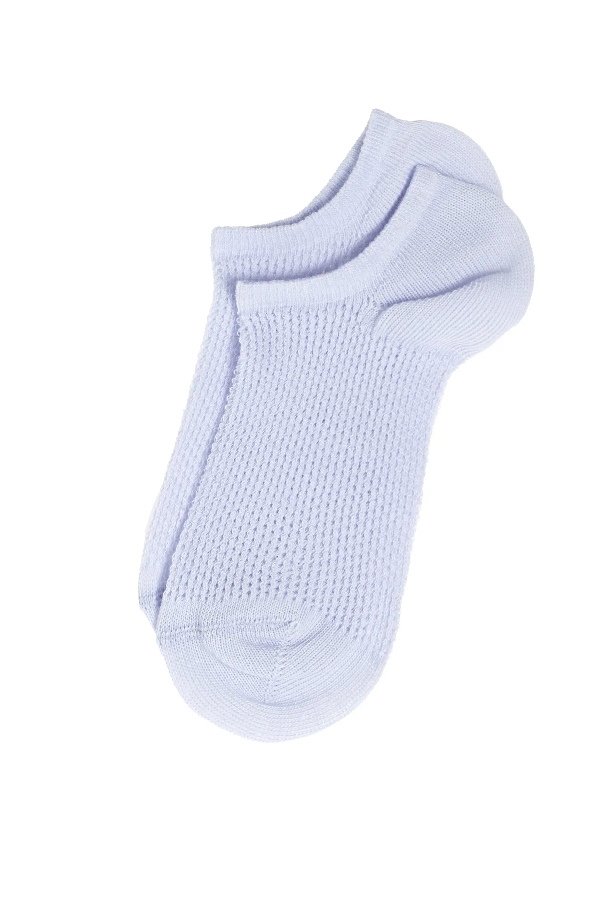 Light blue ankle sock on a white background #color_pale-purple