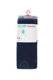 Navy blue socks with a brand label on a white background #color_dark-blue