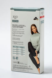 Leggings Conte Cotton 300 Den - Warm Opaque