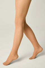 Conte Tights for Girls Julia 30 Den – Lace Geometric Design