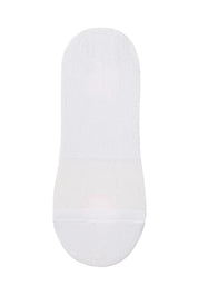 White sock on a white background