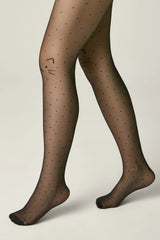 Conte Tights for Girls Katie 20 Den – Cat Pattern