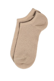 Beige ankle sock on a white background  #color_beige