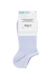 Light purple sock with a label on a white background #color_pale-purple